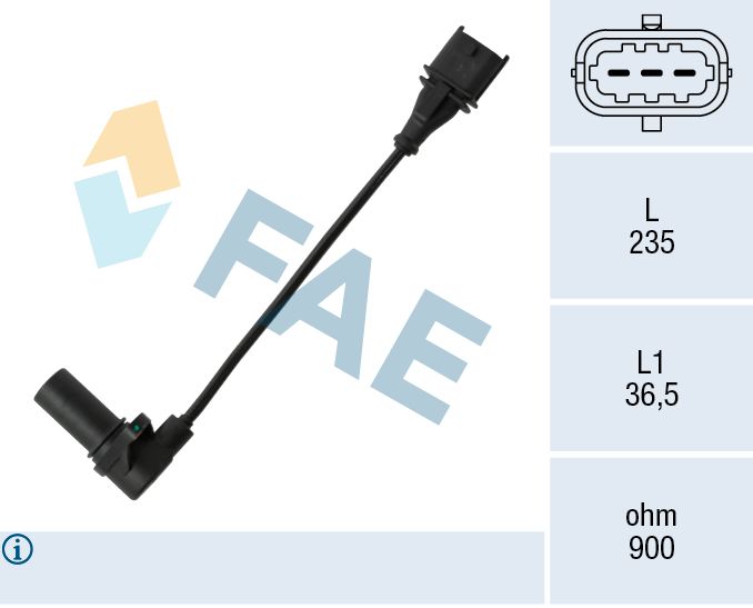 Sensor, crankshaft pulse