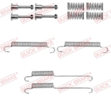 QUICK BRAKE 105-0892 Accessory kit, parking brake shoes