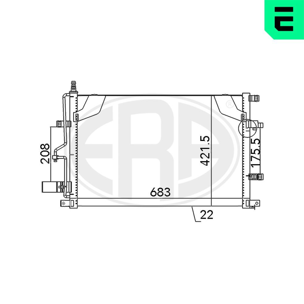 Condenser, air conditioning