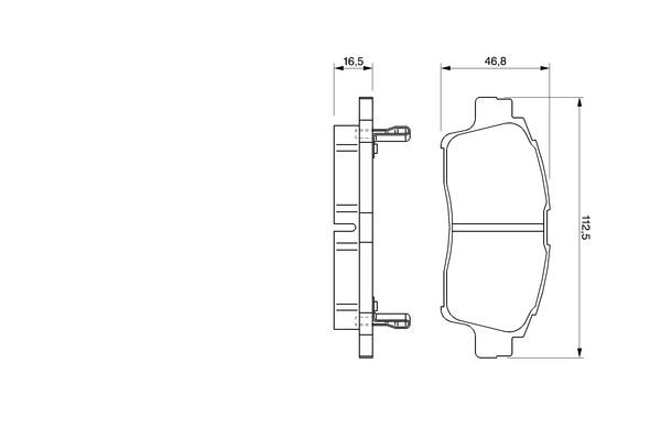 Brake Pad Set, disc brake-7