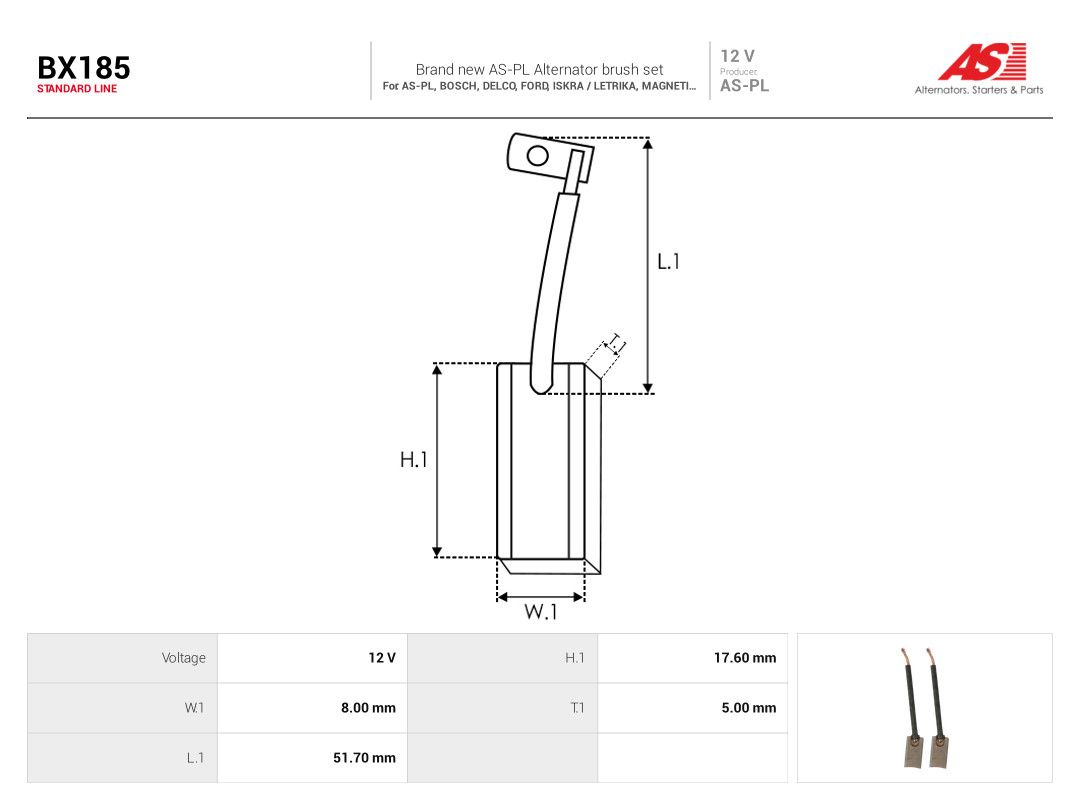 Carbon Brush, alternator-1