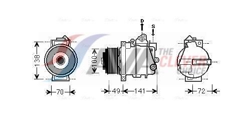 AVA CLEVER CHOICE MSAK560 Compressor, air conditioning