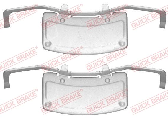 QUICK BRAKE 109-1706 Accessory kit, disc brake pad