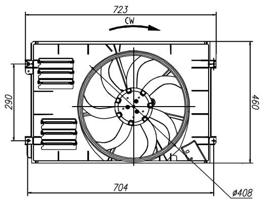 Fan, engine cooling-5