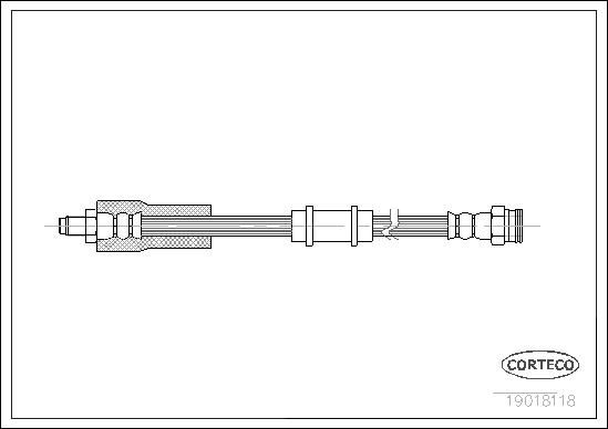 CORTECO 19018118 Brake hose