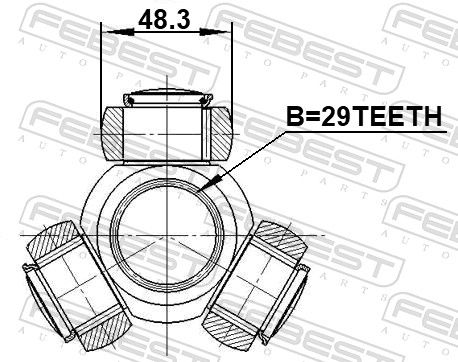 Spider Assembly, drive shaft-1