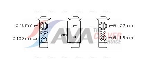 AVA CLEVER CHOICE VO1162 Expansion valve, air conditioning