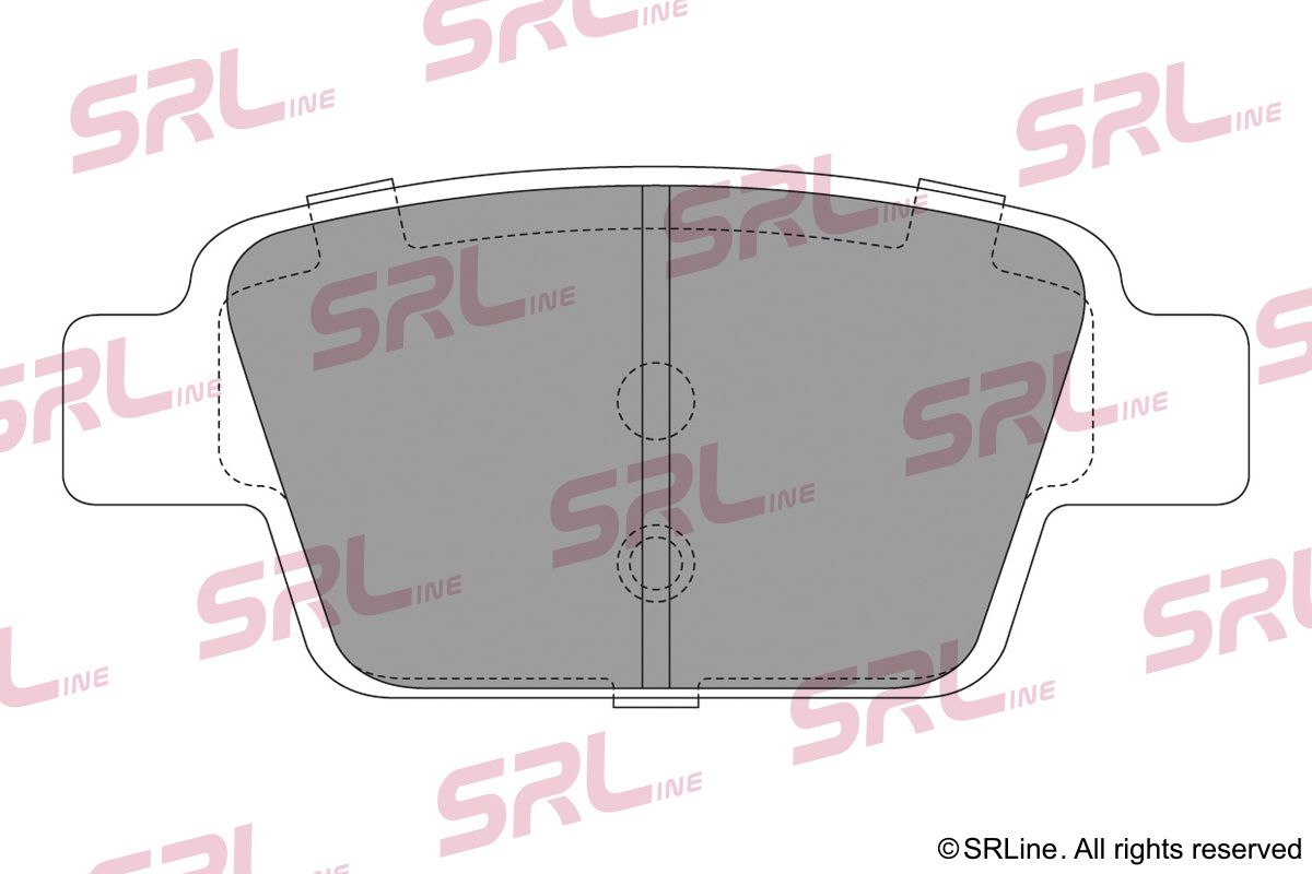 SRLINE S70-1119 Brake pad set, disc brake