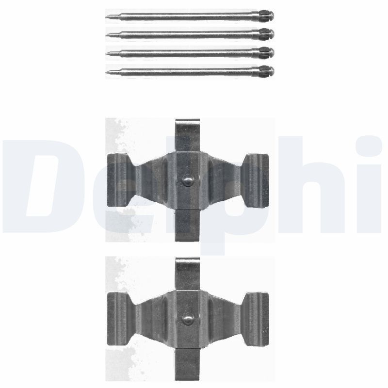 DELPHI LX0464 Accessory kit, disc brake pad