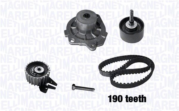 MAGNETI MARELLI 341403980001 Water pump & timing belt kit