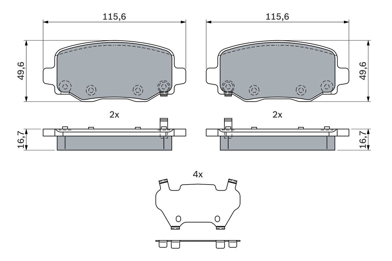 Brake Pad Set, disc brake-4