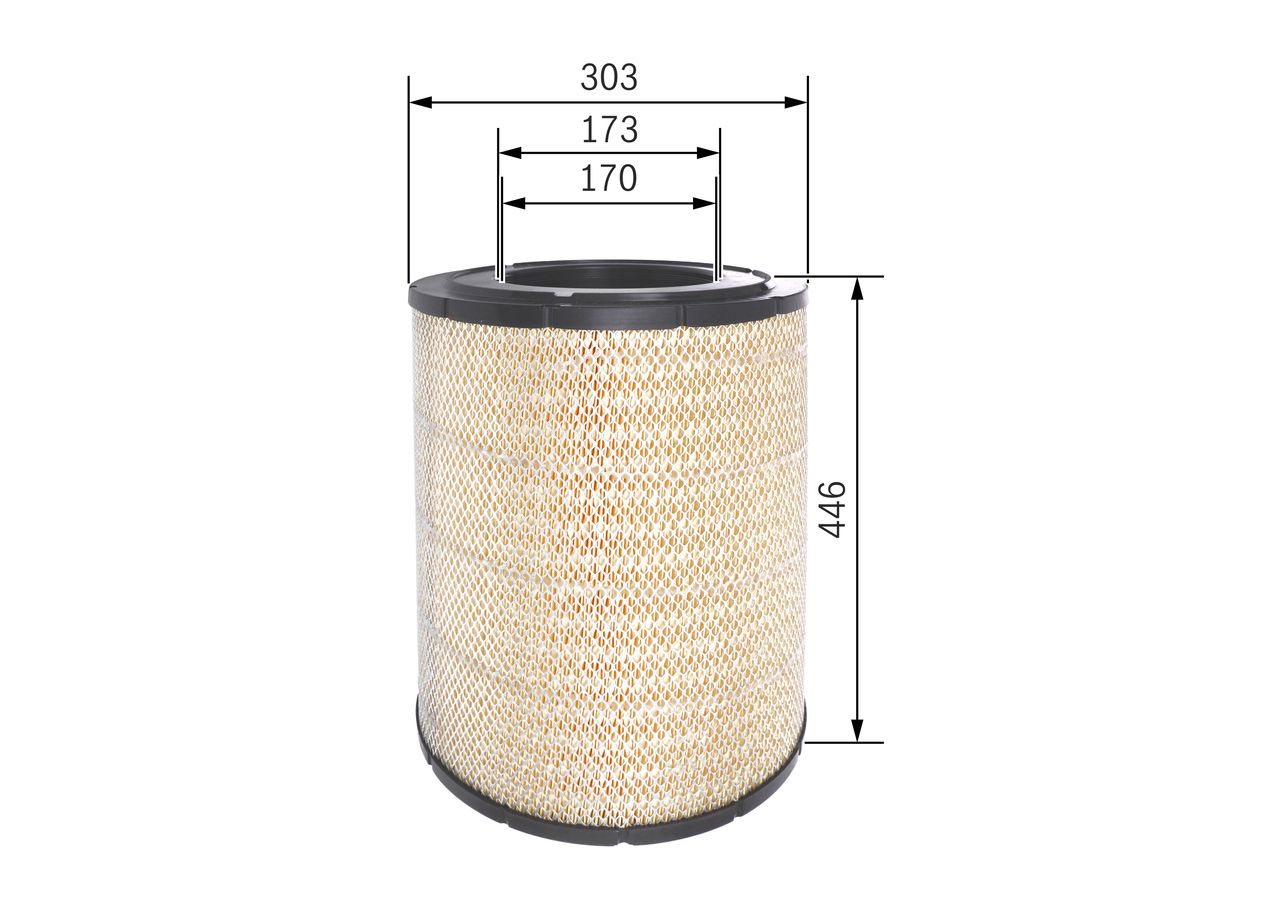 BOSCH F 026 400 554 Air filter