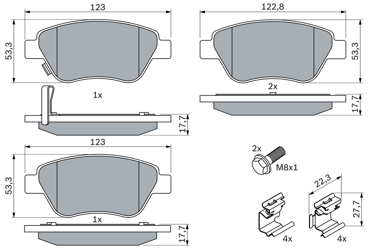 Brake Pad Set, disc brake-5