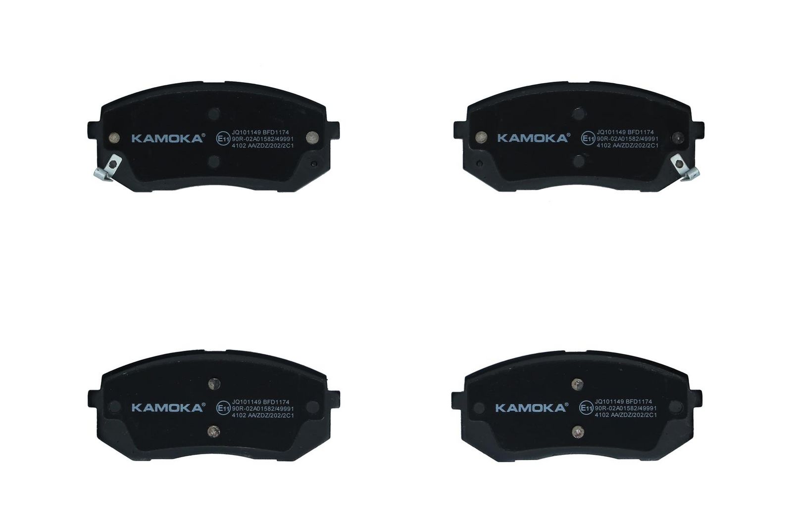 KAMOKA JQ101149 Brake pad set, disc brake