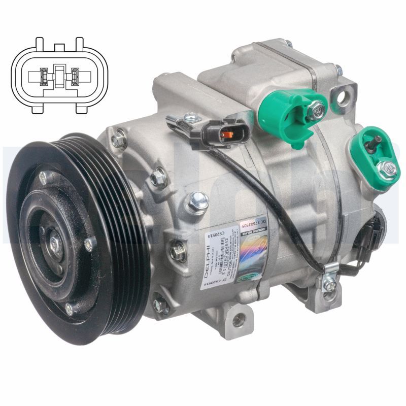 DELPHI CS20514 Compressor, air conditioning