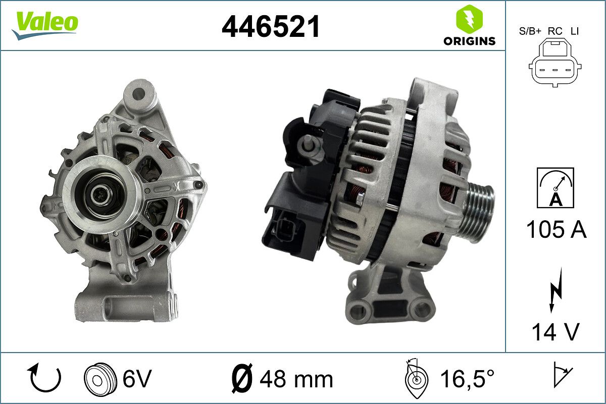 VALEO 446521 Alternator