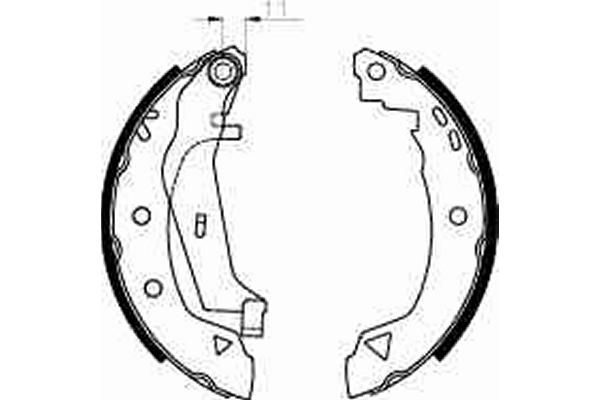 Brake Shoe Set-1