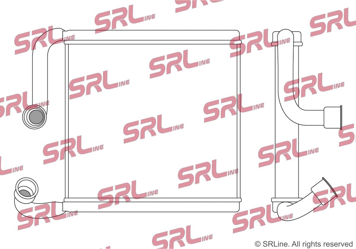 SRLINE 95C2N8-2 Heat exchanger, interior heating