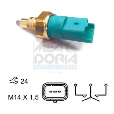 MEAT & DORIA 36013 Switch, reverse light