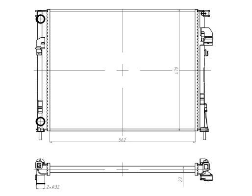 Radiator, engine cooling-4