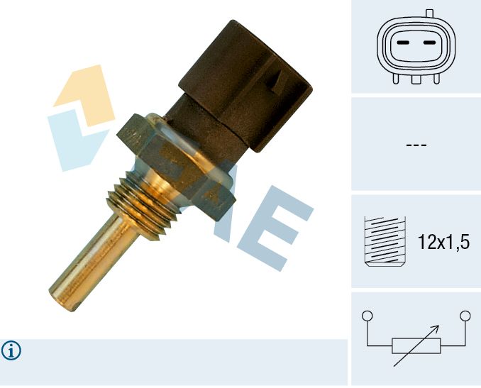 FAE 33580 Sensor, coolant temperature