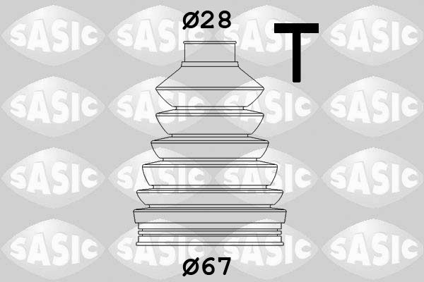 SASIC 1906023 Bellow kit, drive shaft