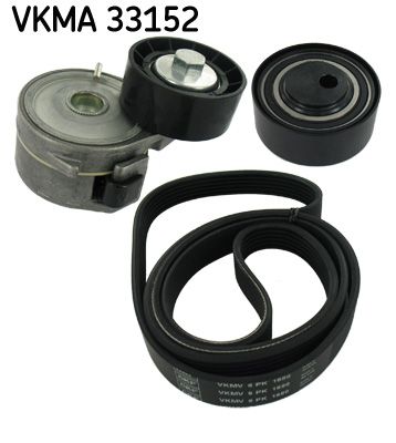 SKF VKMA 33152 V formos rumbuotas diržas, komplektas