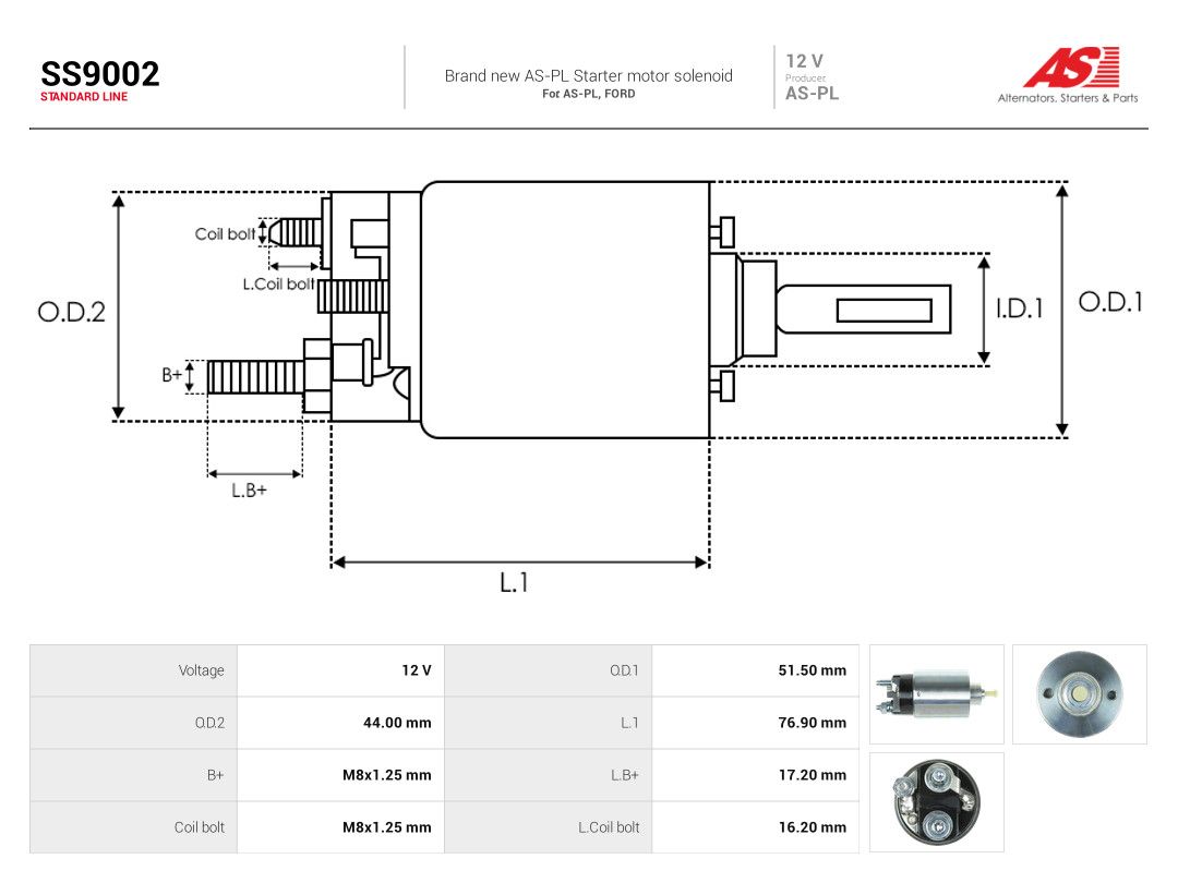 Solenoid Switch, starter-3