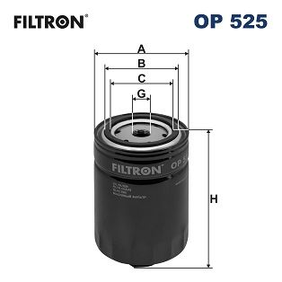 FILTRON OP 525 Alyvos filtras