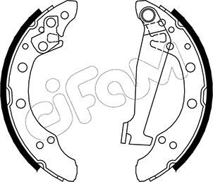 CIFAM 153-468 Brake shoe set
