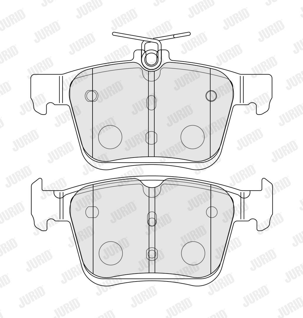 Brake Pad Set, disc brake-1