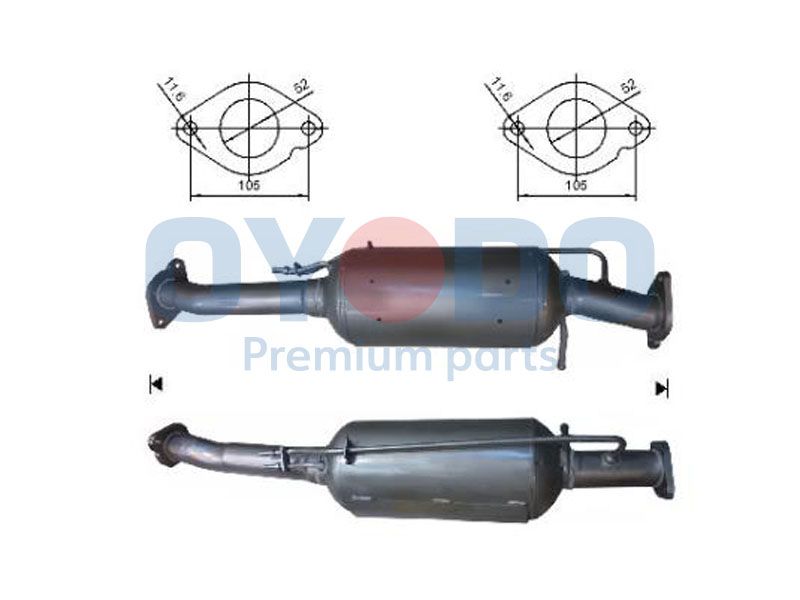 OYODO 20N0025-OYO Soot/particulate filter, exhaust system