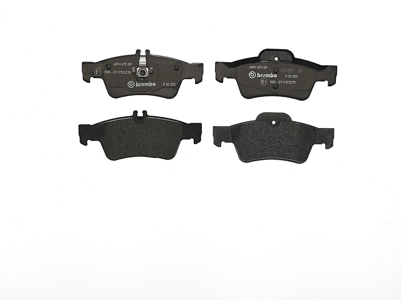 BREMBO P 50 052 Brake pad set, disc brake