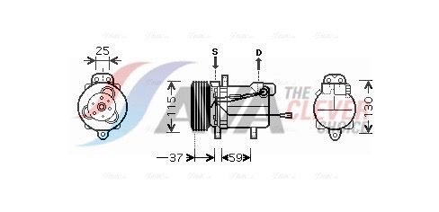 AVA CLEVER CHOICE SZAK092 Compressor, air conditioning