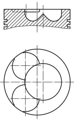 MAHLE 028 06 00 Piston