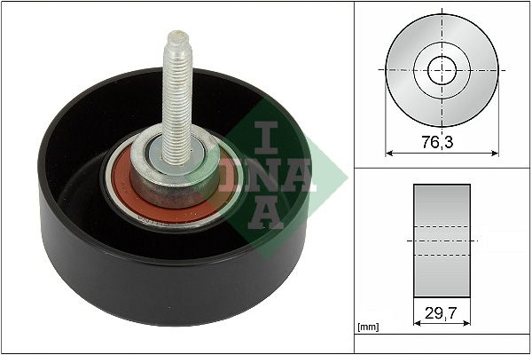 SCHAEFFLER INA 532 0651 10 Deflection/guide pulley, v-ribbed belt