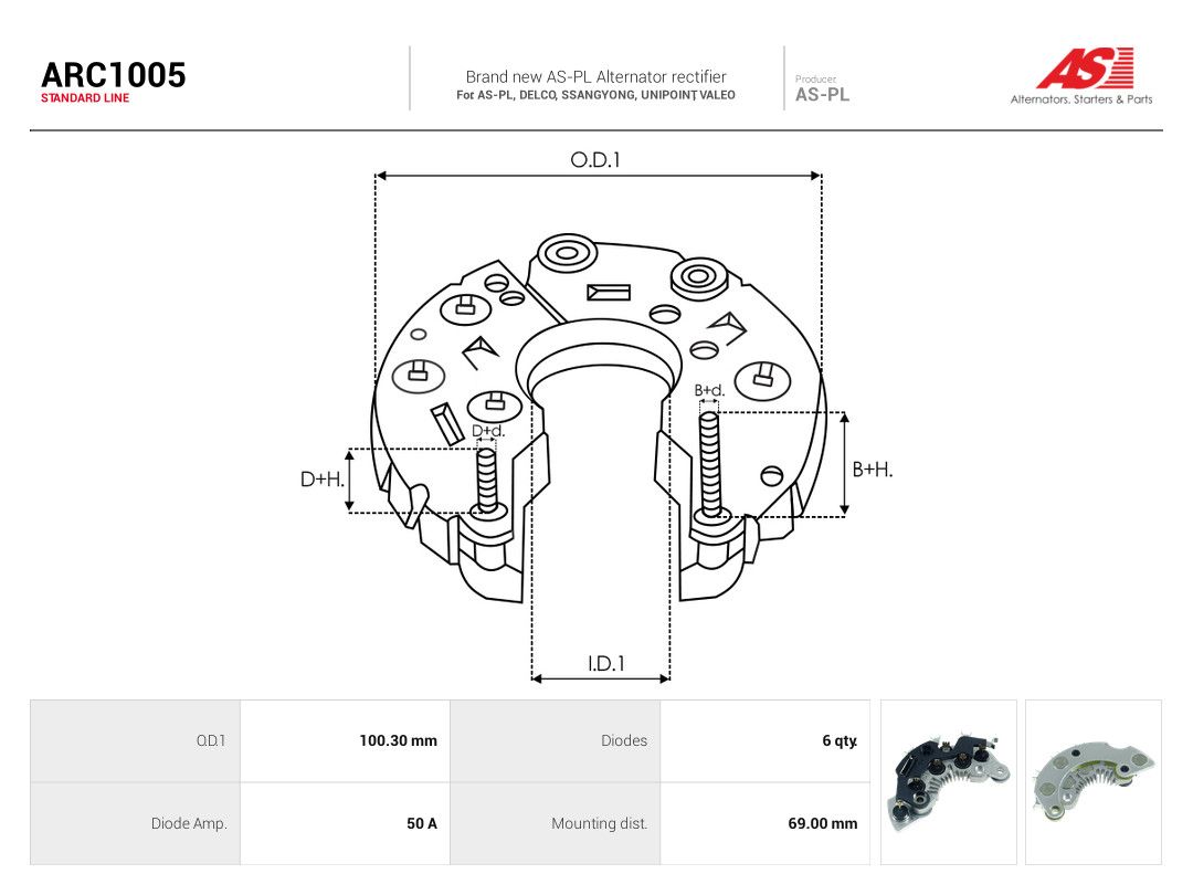 Rectifier, alternator-2