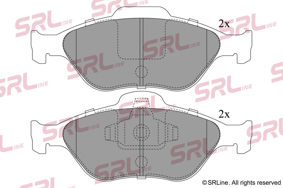 SRLINE S70-0190 Brake pad set, disc brake