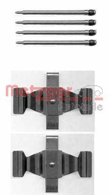 METZGER AUTOTEILE 109-1643 Accessory kit, disc brake pad