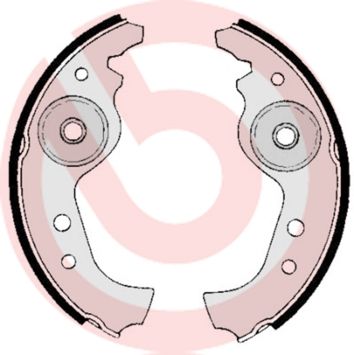 BREMBO S 23 501 Brake shoe set