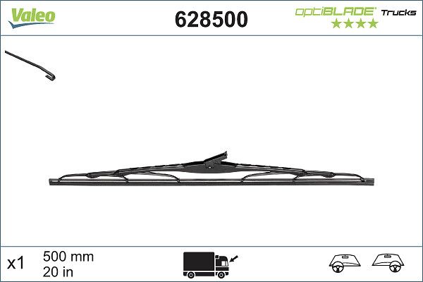 VALEO 628500 Wiper blade