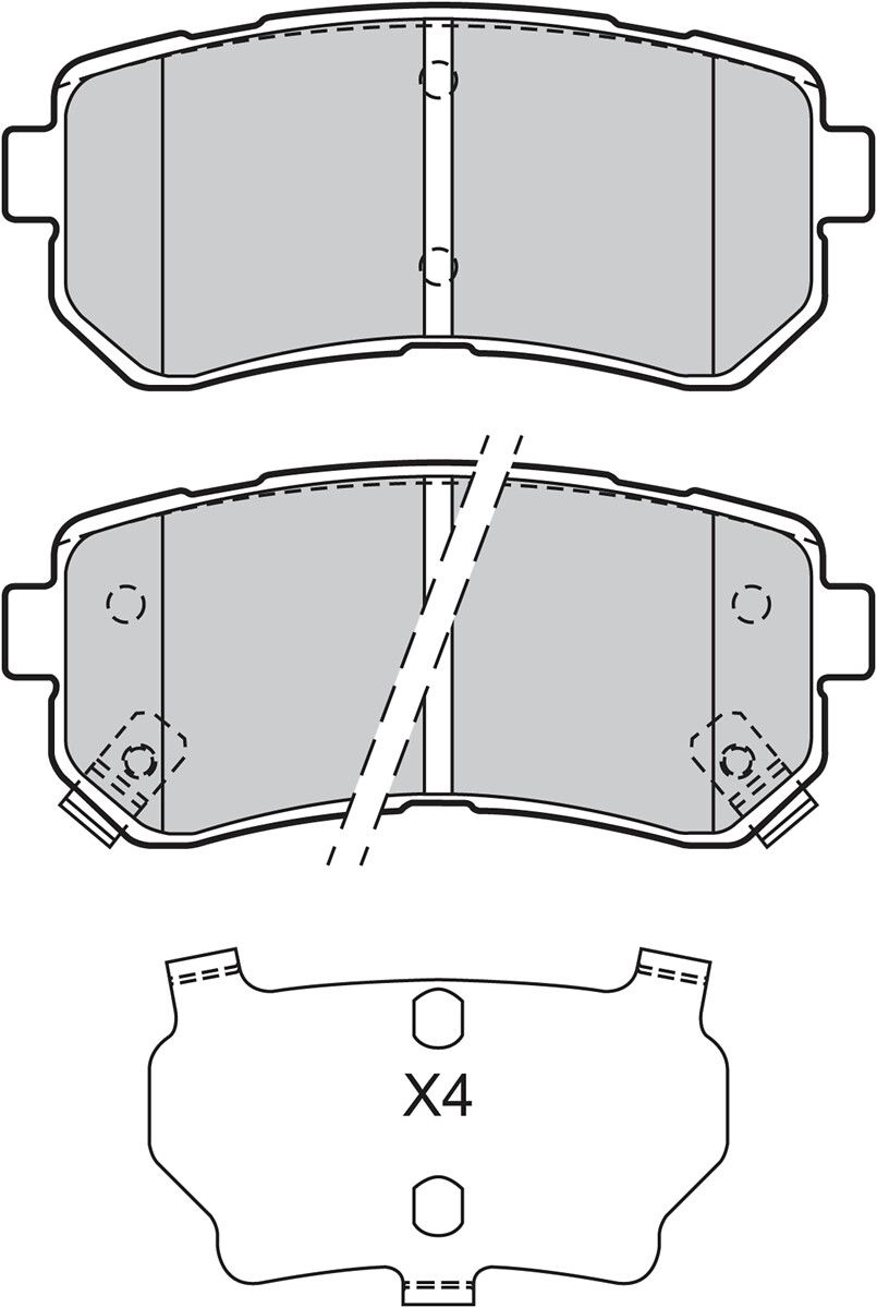 Brake Pad Set, disc brake-1