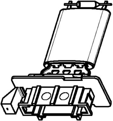 Resistor, interior blower-1