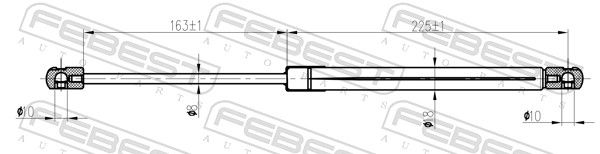 Gas Spring, boot/cargo area-1
