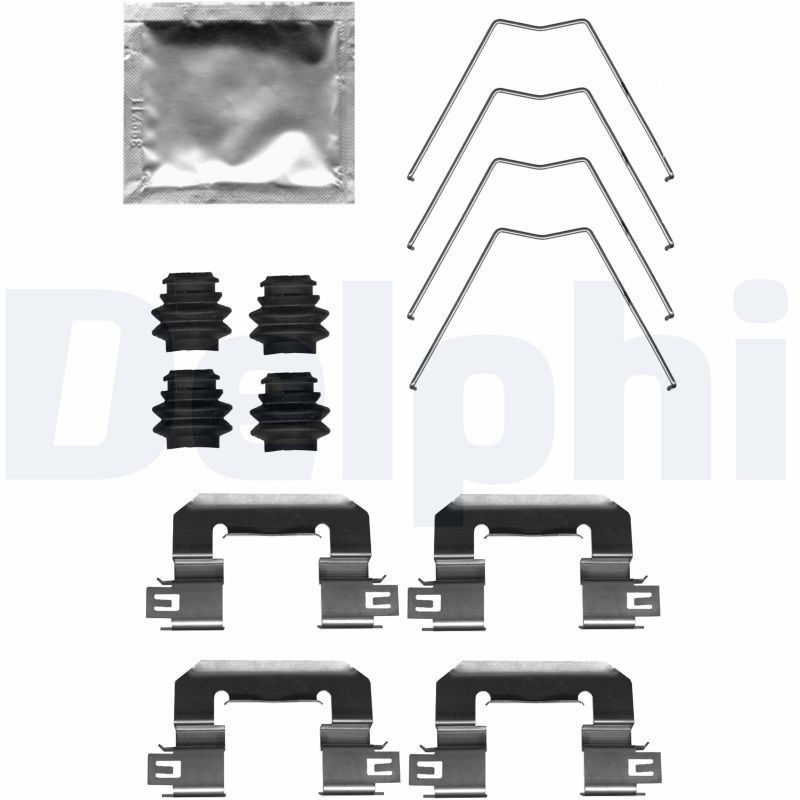 DELPHI LX0711 Accessory kit, disc brake pad