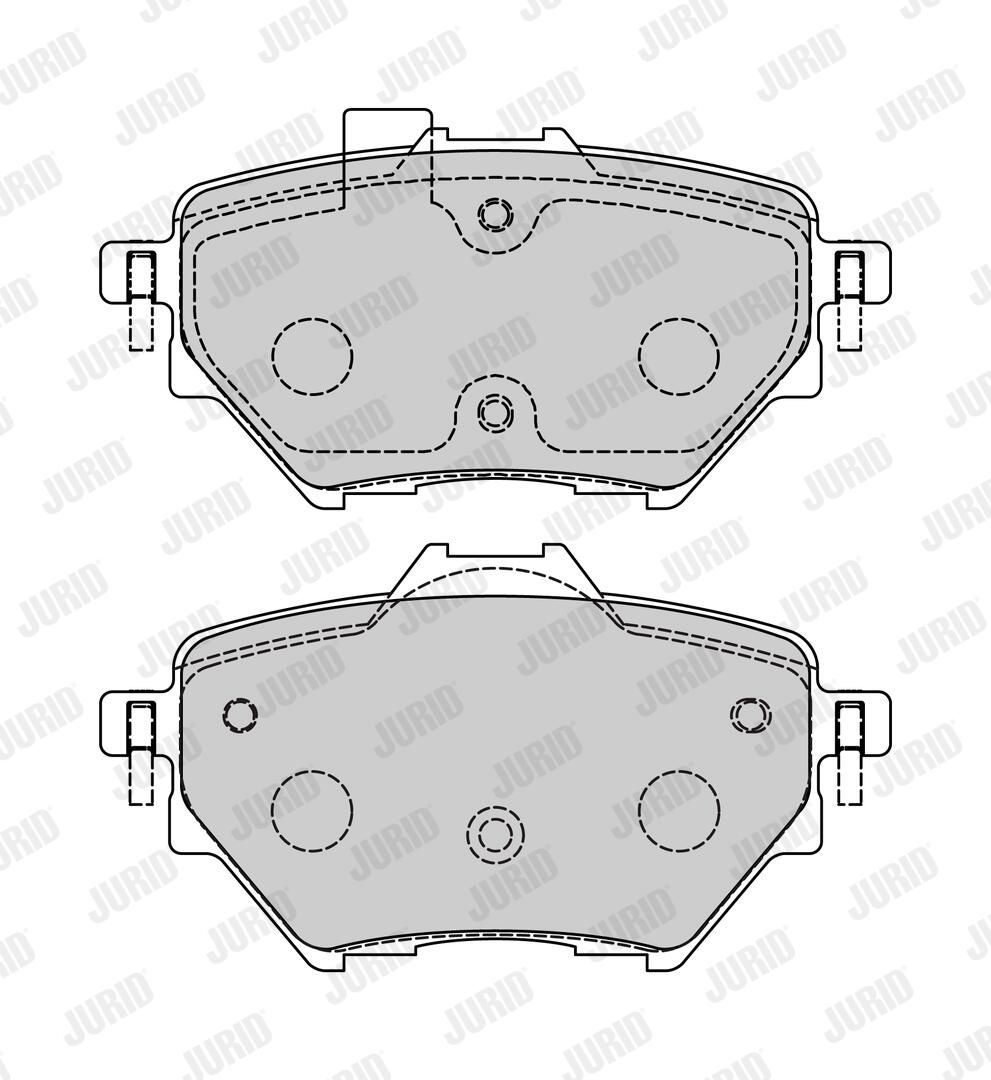 Brake Pad Set, disc brake-1