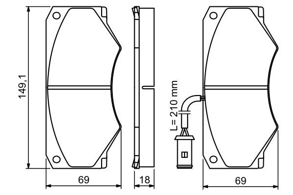 Brake Pad Set, disc brake-5