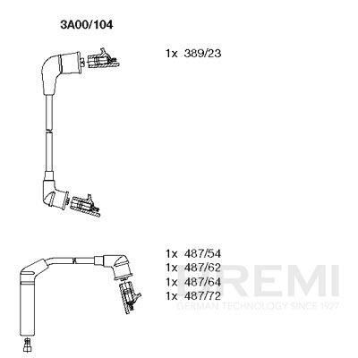 BREMI 3A00/104 Ignition cable kit