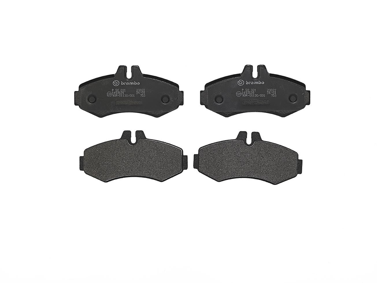 BREMBO P 50 031 Brake pad set, disc brake