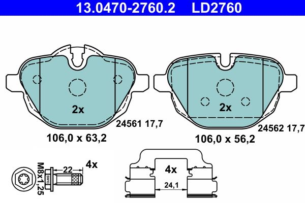 Brake Pad Set, disc brake